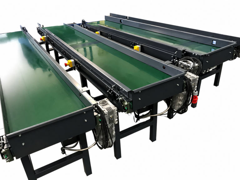 Realizacja M-STEEL – przenośnik taśmowy PVC dla przemysłu